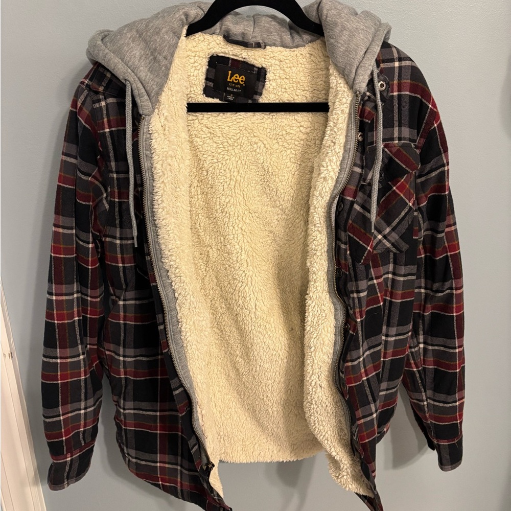 Lee Cream Sherpa Lined Jacket